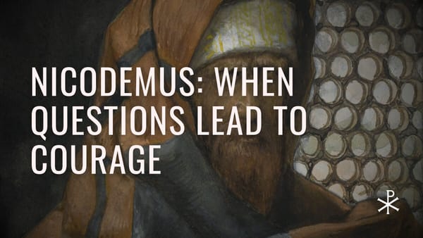 Redeemed Failures, Day 20: Nicodemus – When Questions Lead to Courage